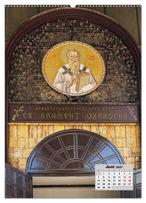 Orthodoxe Kirchen in Nordmazedonien (CALVENDO Wandkalender 2027)