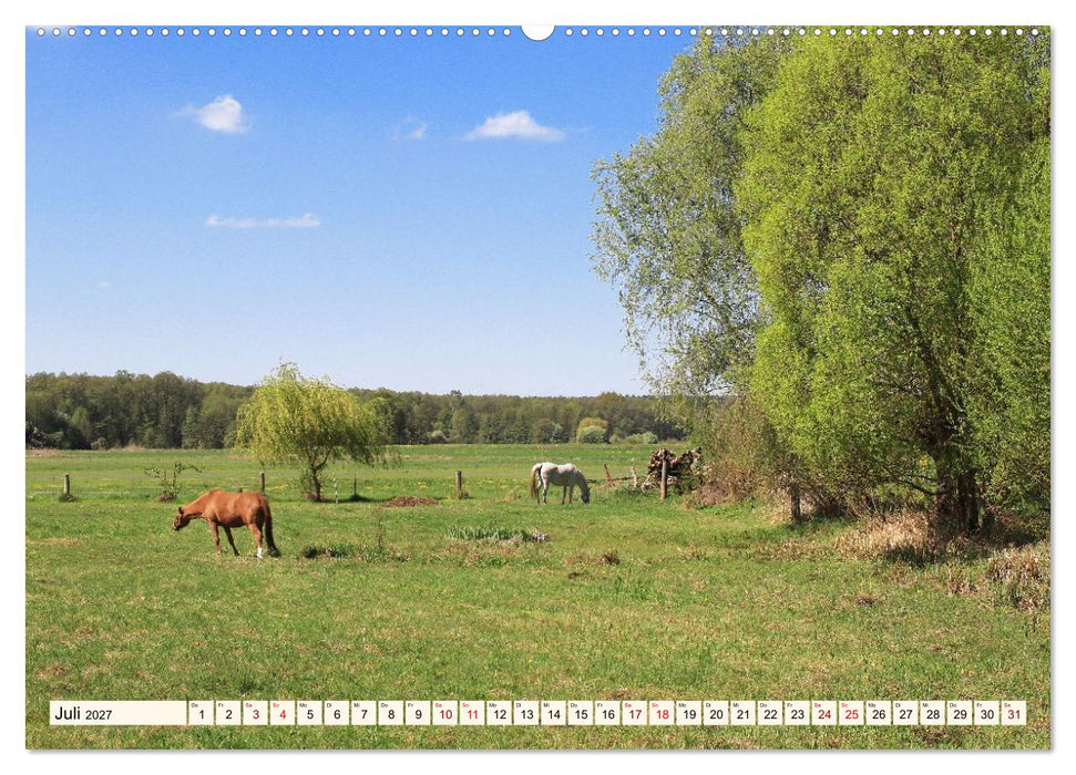 Brandenburg - Drei Dörfer im Naturpark Nuthe-Nieplitz - Fresdorf, Stücken, Körzin (CALVENDO Premium Wandkalender 2027)