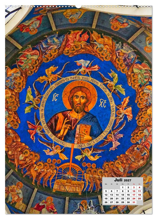 Orthodoxe Kirchen in Nordmazedonien (CALVENDO Premium Wandkalender 2027)