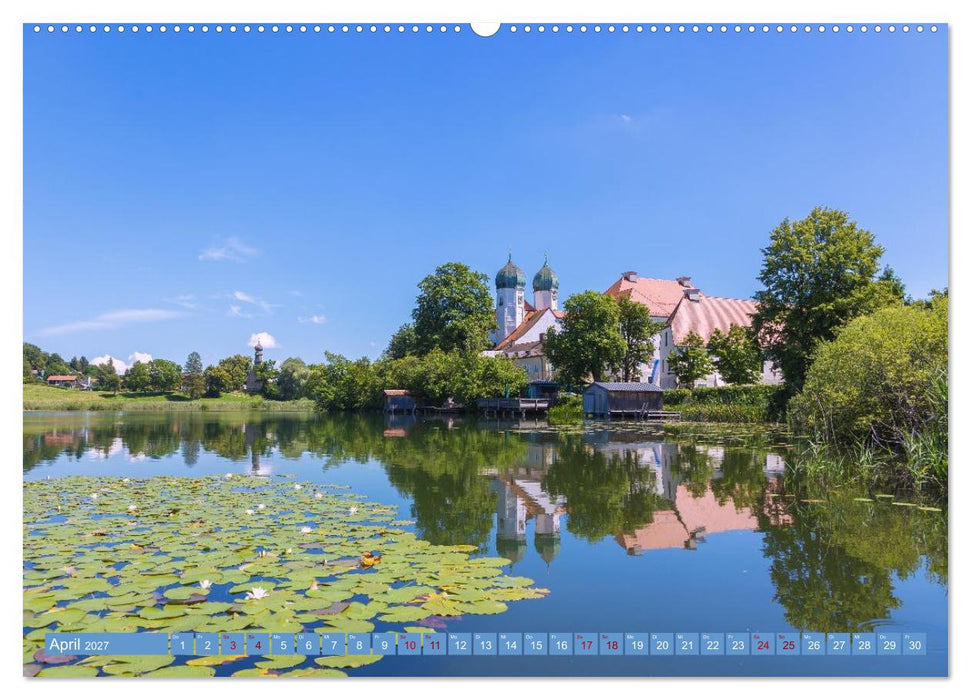 Chiemgau und Rupertiwinkel. Das Alpenvorland zwischen Salzach und Inntal (CALVENDO Premium Wandkalender 2027)