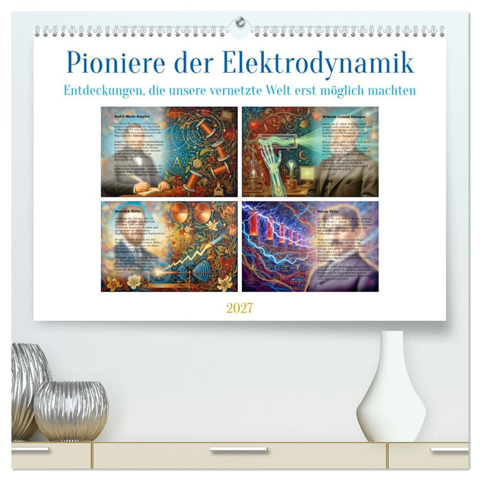 Pioniere der Elektrodynamik (CALVENDO Premium Wandkalender 2027)