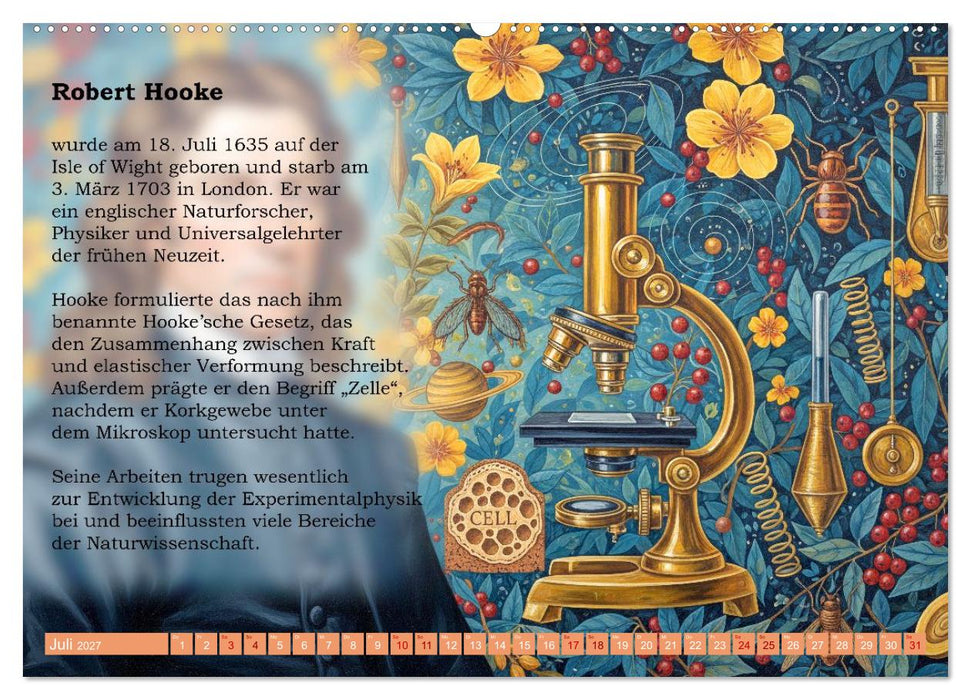 Pioniere der Elektrodynamik (CALVENDO Premium Wandkalender 2027)