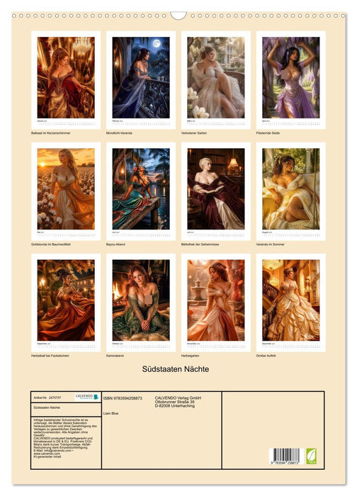 Südstaaten Nächte (CALVENDO Wandkalender 2027)