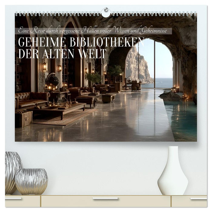 Geheime Bibliotheken der alten Welt (CALVENDO Premium Wandkalender 2027)