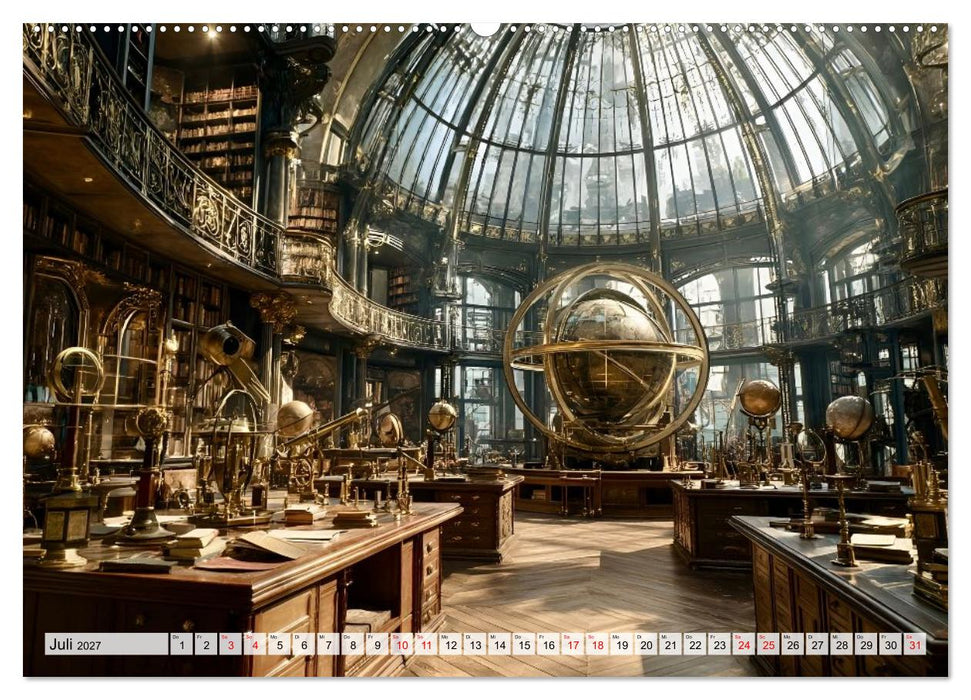 Geheime Bibliotheken der alten Welt (CALVENDO Premium Wandkalender 2027)