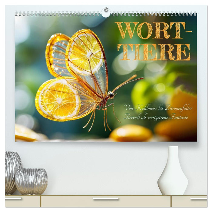 Wort-Tiere (CALVENDO Premium Wandkalender 2027)