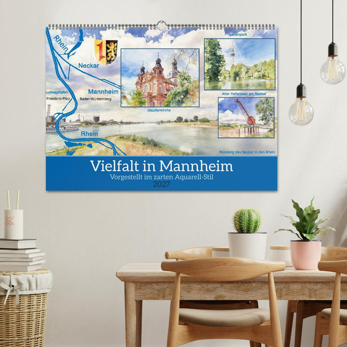Vielfalt in Mannheim (CALVENDO Wandkalender 2027)