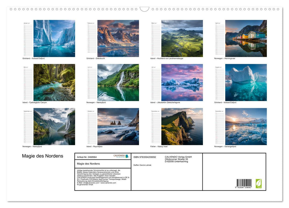 Magie des Nordens (CALVENDO Wandkalender 2027)