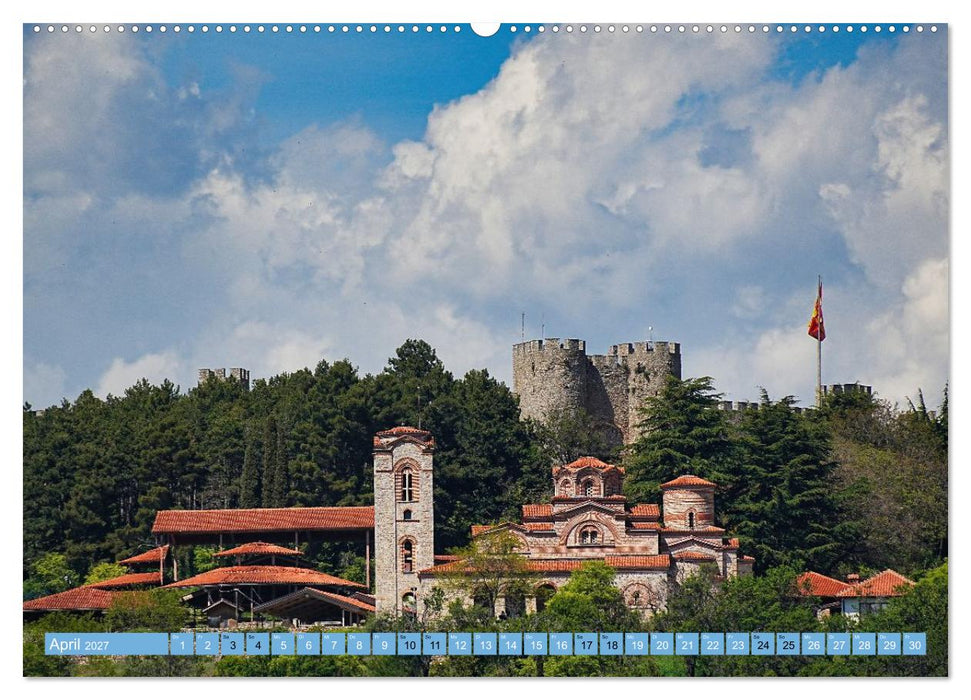Kirchen am Ohridsee und in Skopje (CALVENDO Premium Wandkalender 2027)