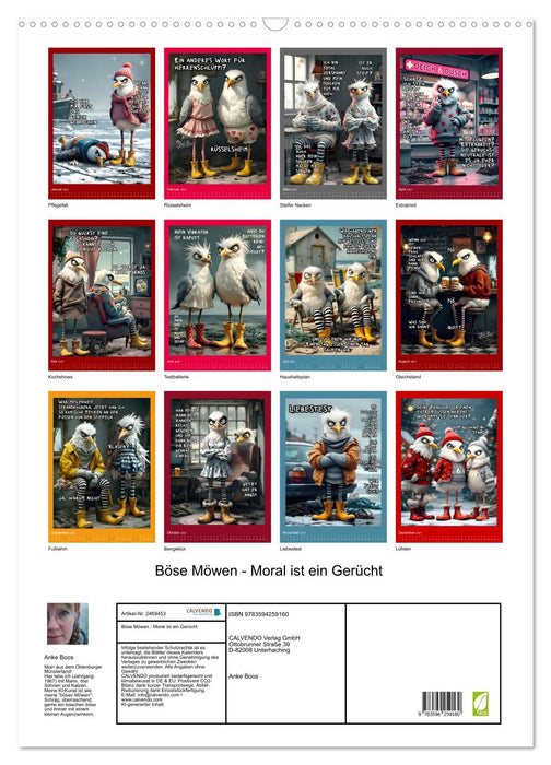 Böse Möwen - Moral ist ein Gerücht (CALVENDO Wandkalender 2027)