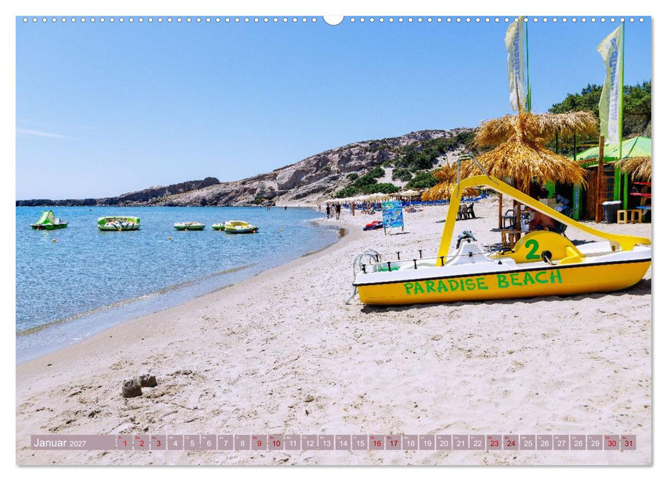 Griechische Insel Kos. Sommerstimmung in den Farben der Ägäis (CALVENDO Wandkalender 2027)