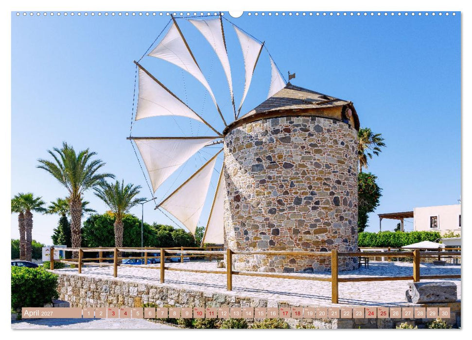 Griechische Insel Kos. Sommerstimmung in den Farben der Ägäis (CALVENDO Wandkalender 2027)