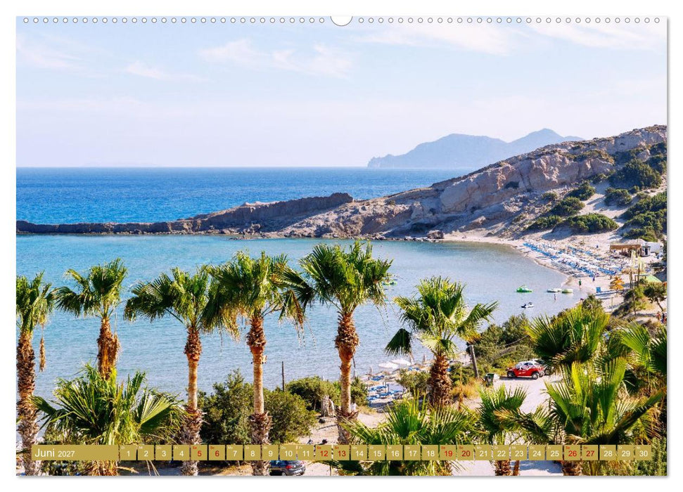 Griechische Insel Kos. Sommerstimmung in den Farben der Ägäis (CALVENDO Wandkalender 2027)