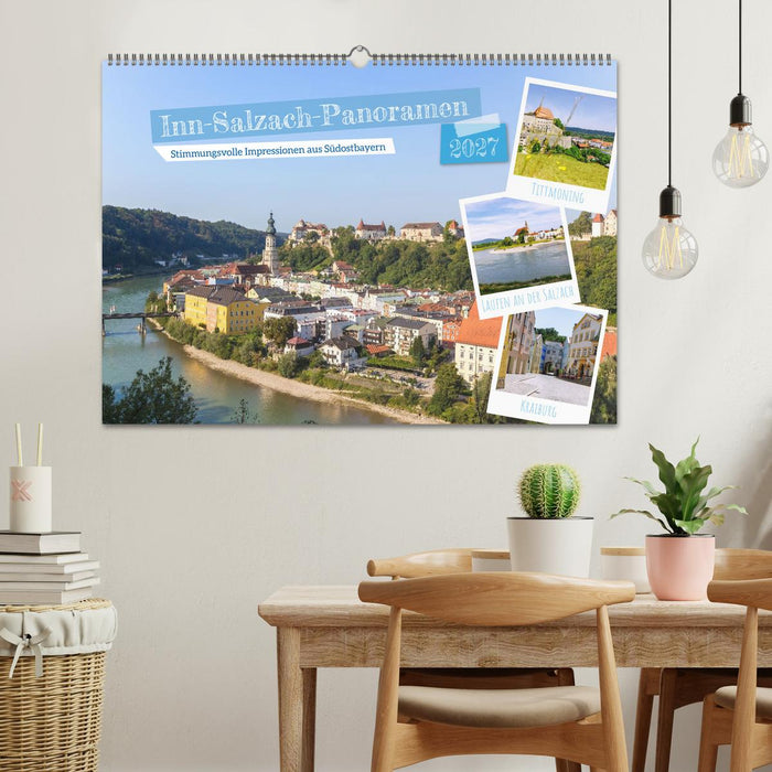Inn-Salzach-Panoramen. Stimmungsvolle Impressionen aus Südostbayern (CALVENDO Wandkalender 2027)