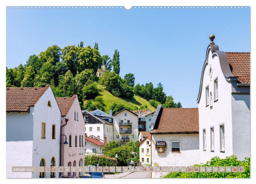 Inn-Salzach-Panoramen. Stimmungsvolle Impressionen aus Südostbayern (CALVENDO Wandkalender 2027)