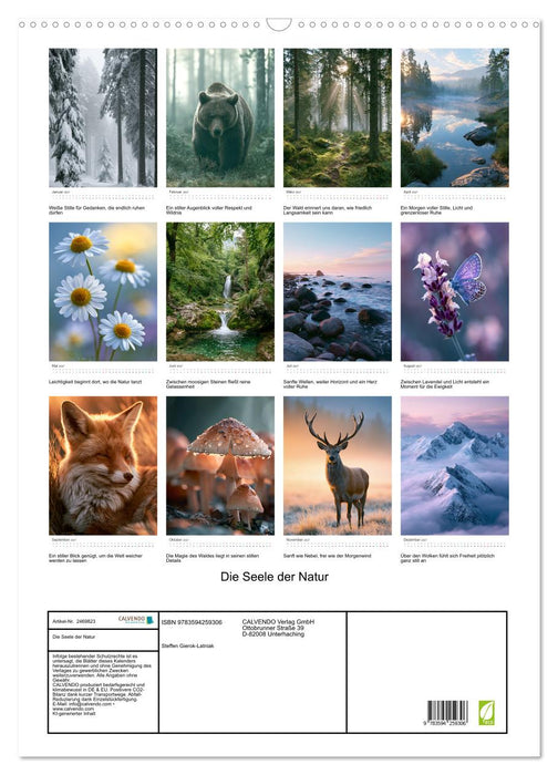 Die Seele der Natur (CALVENDO Wandkalender 2027)