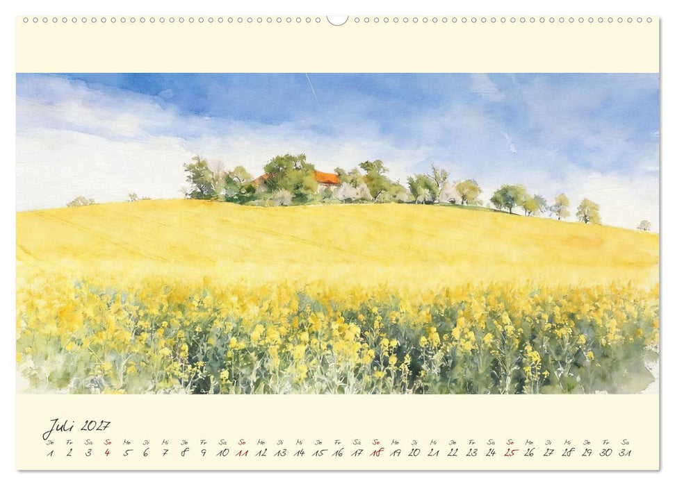 Blüten bis zum Horizont (CALVENDO Premium Wandkalender 2027)