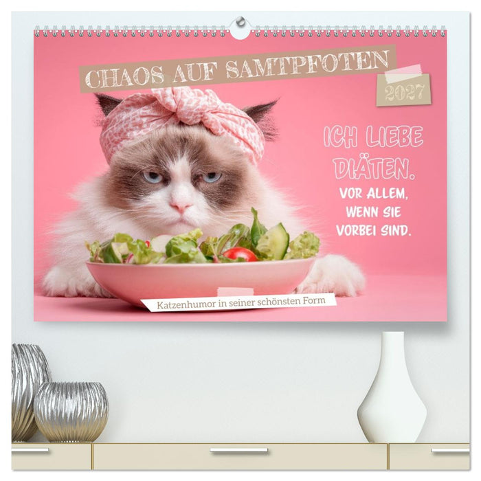 Chaos auf Samtpfoten (CALVENDO Premium Wandkalender 2027)