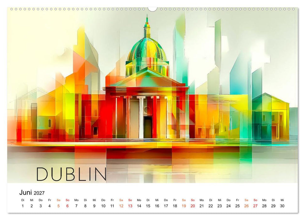 City Colors Europa - Die bunte Städte Kollektion (CALVENDO Premium Wandkalender 2027)