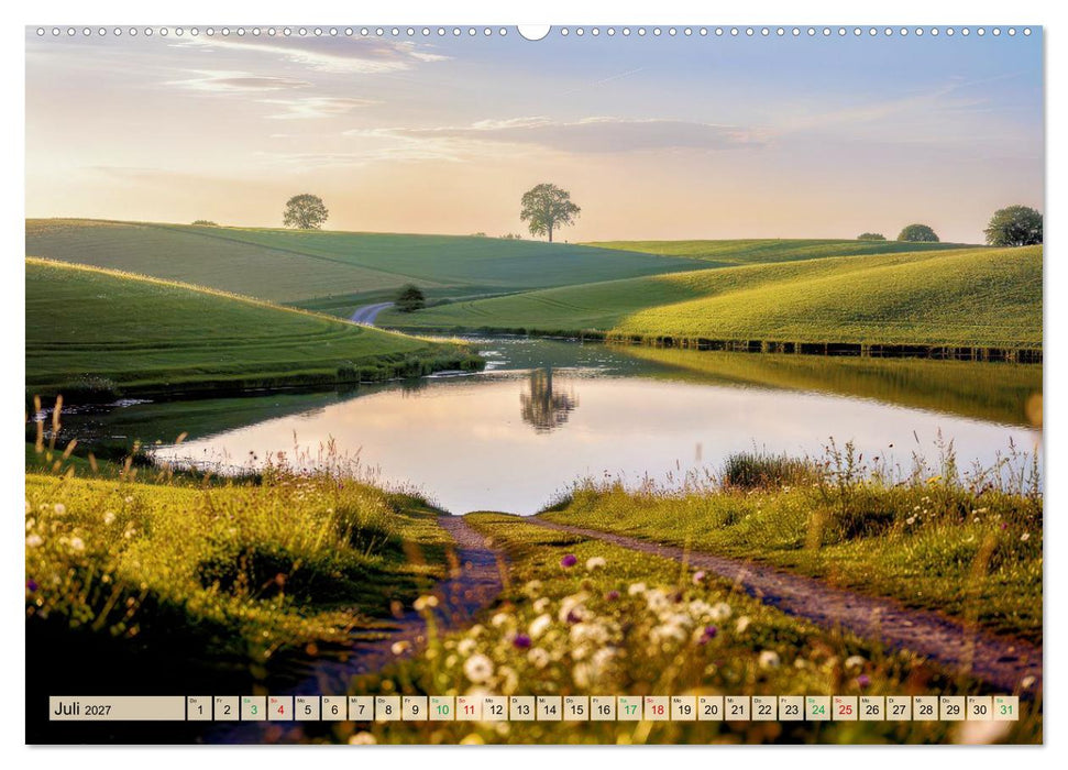 Friedliche Landschaften (CALVENDO Premium Wandkalender 2027)
