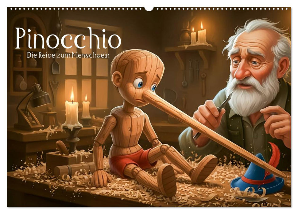 Pinocchio – Die Reise zum Menschsein (CALVENDO Wandkalender 2027)