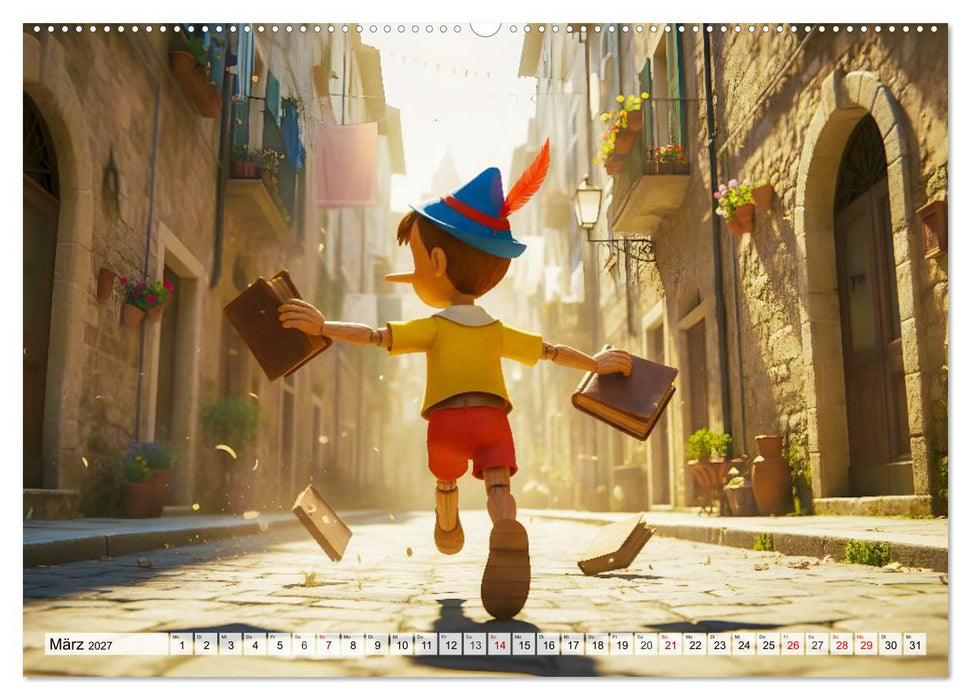 Pinocchio – Die Reise zum Menschsein (CALVENDO Wandkalender 2027)