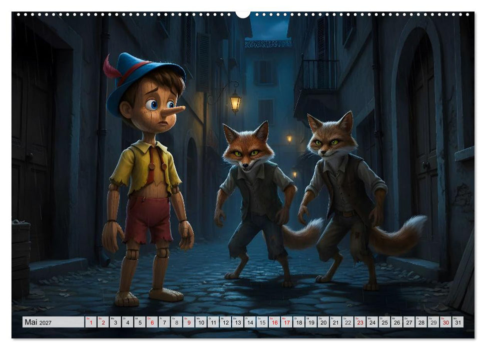 Pinocchio – Die Reise zum Menschsein (CALVENDO Wandkalender 2027)