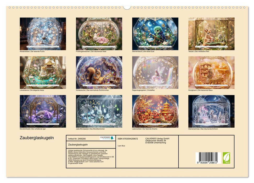 Zauberglaskugeln (CALVENDO Premium Wandkalender 2027)
