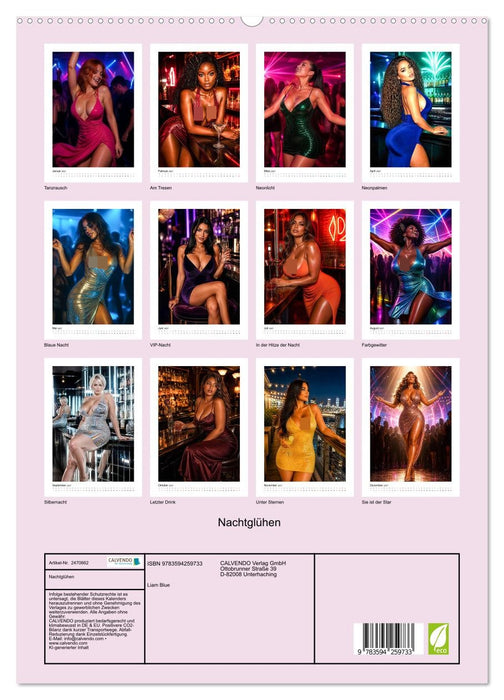 Nachtglühen (CALVENDO Premium Wandkalender 2027)
