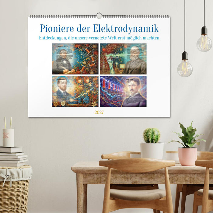 Pioniere der Elektrodynamik (CALVENDO Wandkalender 2027)