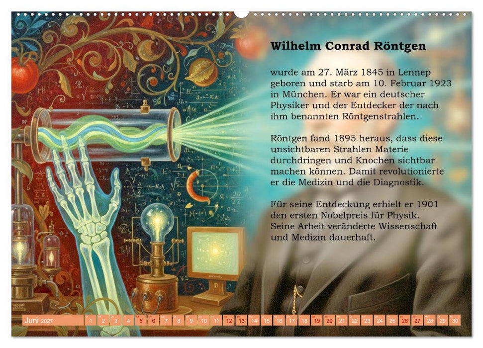 Pioniere der Elektrodynamik (CALVENDO Wandkalender 2027)