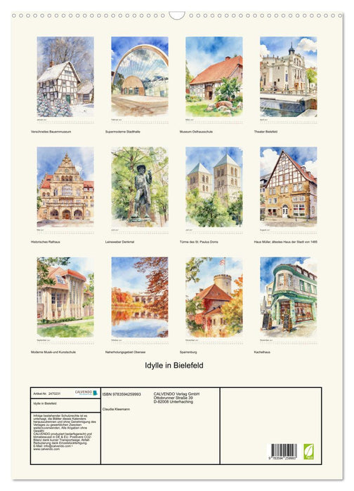 Idylle in Bielefeld (CALVENDO Wandkalender 2027)