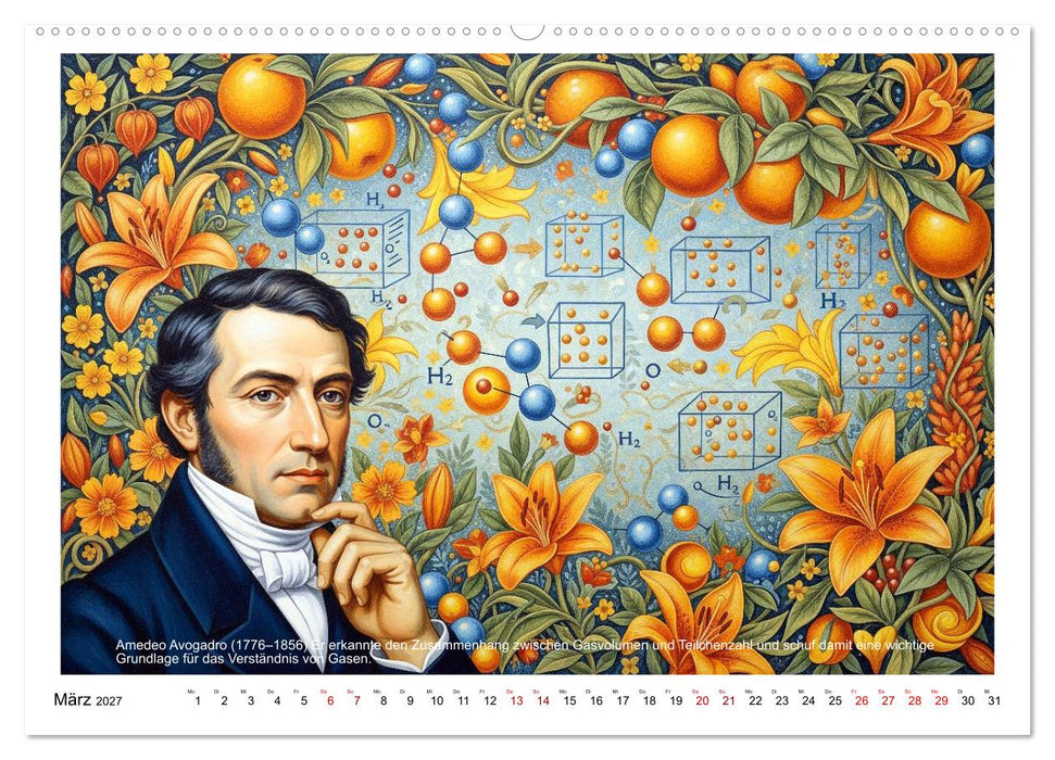 Große Chemiker der Geschichte (CALVENDO Premium Wandkalender 2027)