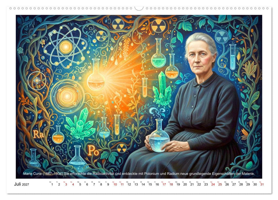 Große Chemiker der Geschichte (CALVENDO Premium Wandkalender 2027)