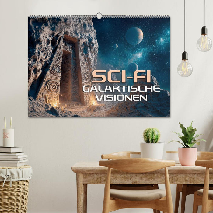 Sci-Fi - Galaktische Visionen (CALVENDO Wandkalender 2027)