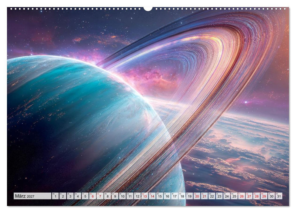 Sci-Fi - Galaktische Visionen (CALVENDO Wandkalender 2027)