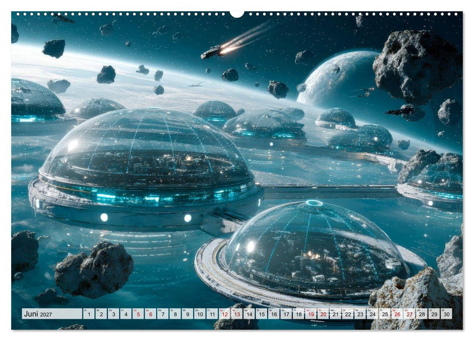 Sci-Fi - Galaktische Visionen (CALVENDO Wandkalender 2027)