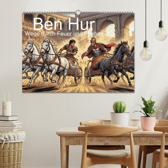 Ben Hur – Wege durch Feuer und Freiheit (CALVENDO Wandkalender 2027)