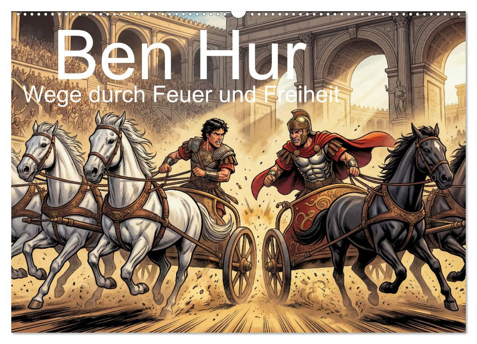 Ben Hur – Wege durch Feuer und Freiheit (CALVENDO Wandkalender 2027)