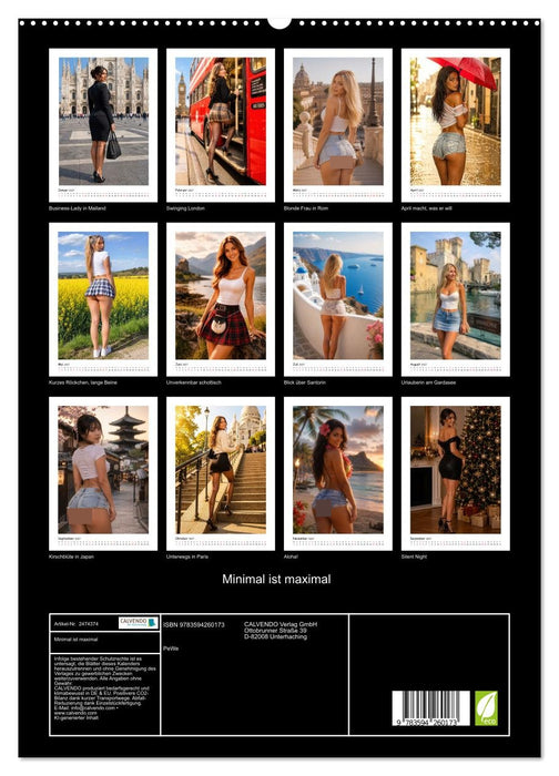 Minimal ist maximal (CALVENDO Premium Wandkalender 2027)