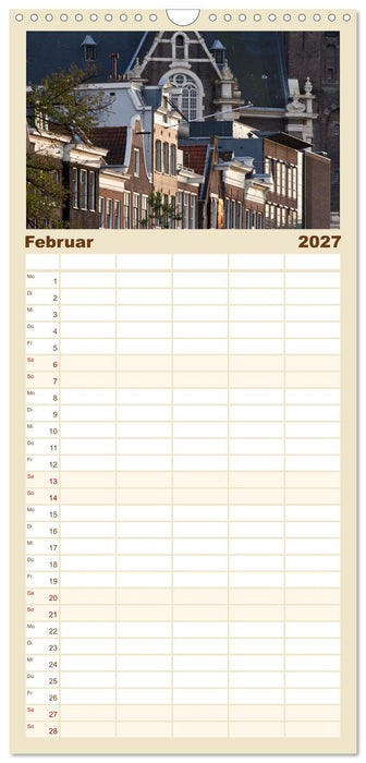 Amsterdam - Momente einer Reise (CALVENDO Familienplaner 2027)