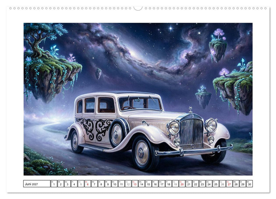 Surreale klassische Automobilkultur (CALVENDO Premium Wandkalender 2027)