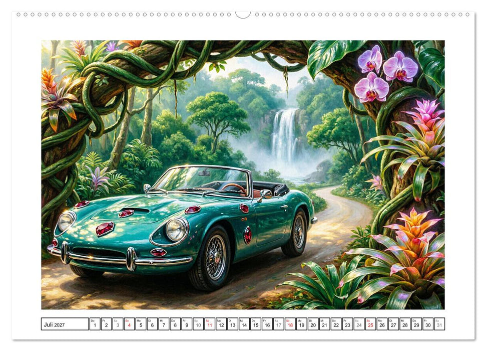 Surreale klassische Automobilkultur (CALVENDO Premium Wandkalender 2027)
