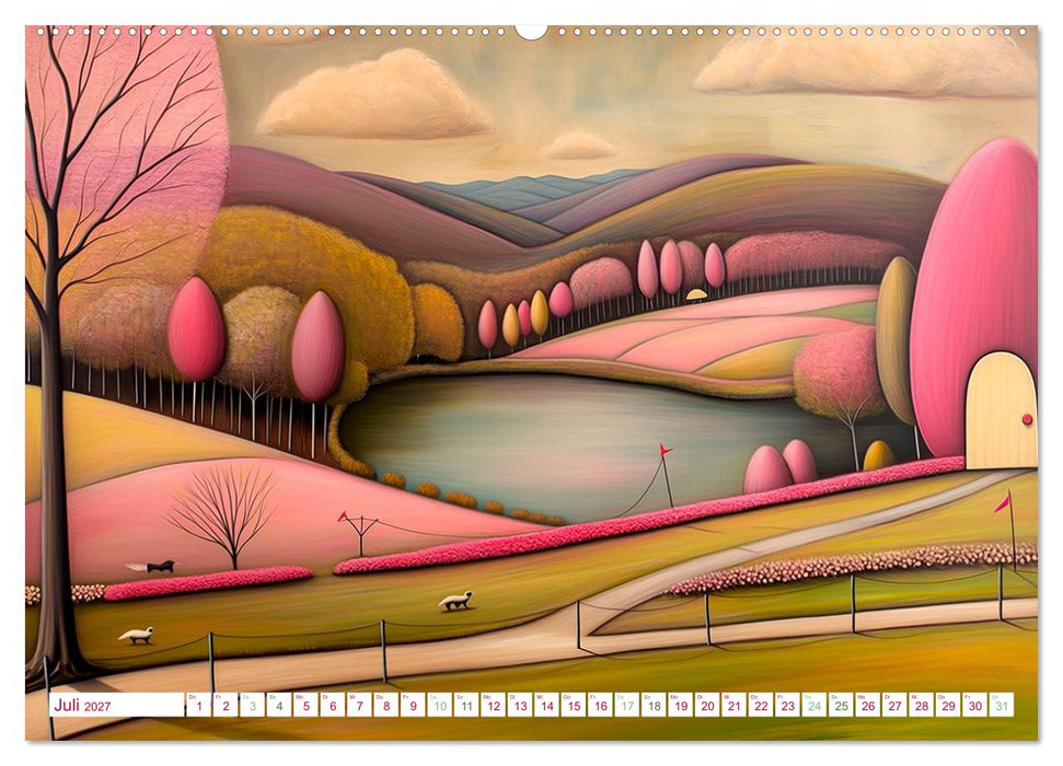 Unterwegs ins Farbenland (CALVENDO Premium Wandkalender 2027)