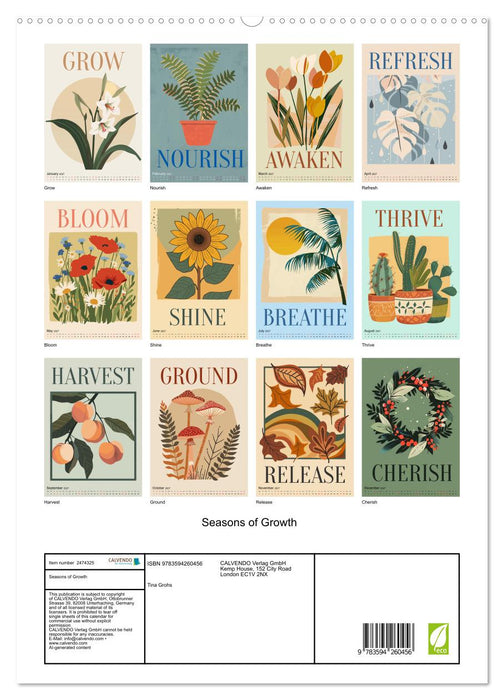 Seasons of Growth (CALVENDO Premium-Calendar 2027)