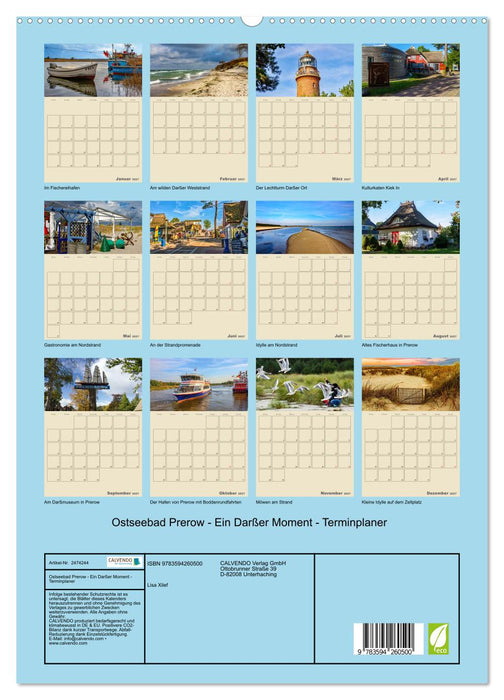 Ostseebad Prerow - Ein Darßer Moment - Terminplaner (CALVENDO Premium Wandkalender 2027)