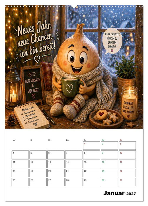 Frucht & Gemüse mit Gefühl (CALVENDO Premium Wandkalender 2027)