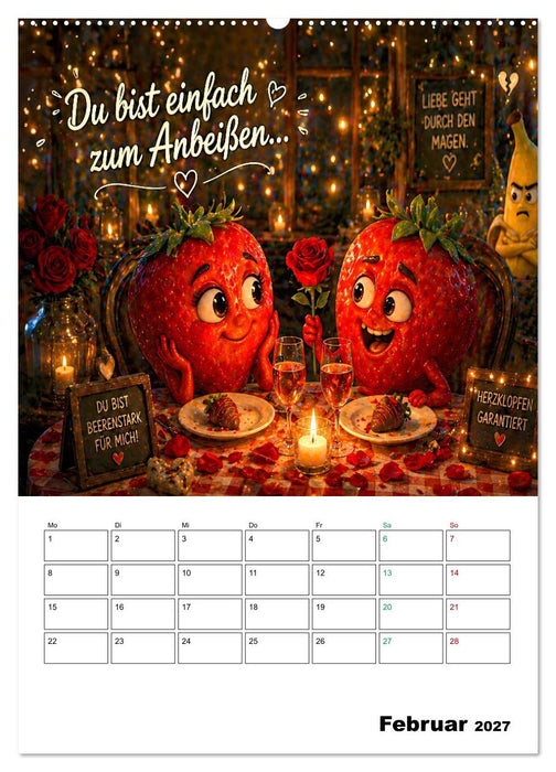 Frucht & Gemüse mit Gefühl (CALVENDO Premium Wandkalender 2027)