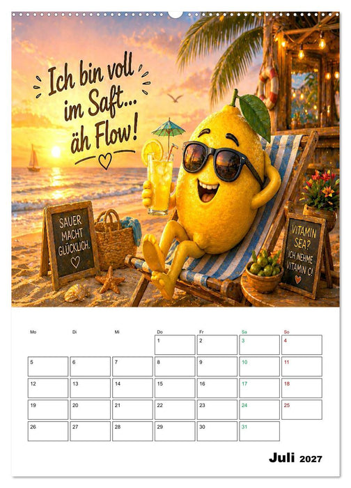 Frucht & Gemüse mit Gefühl (CALVENDO Premium Wandkalender 2027)