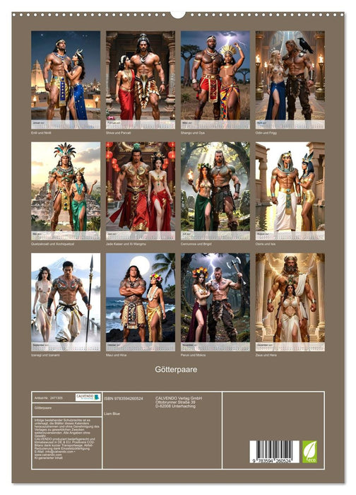 Götterpaare (CALVENDO Premium Wandkalender 2027)